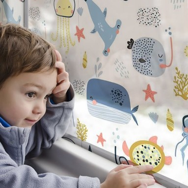 ambientazione window easy cover under the sea