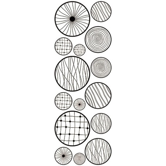 grafica prodotto adesivo murale fantasy circles