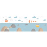 grafica prodotto adesivo murale per camerette ocean