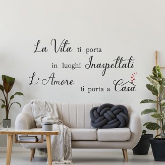 Wall Stickers Quotes - La Vita ti Porta