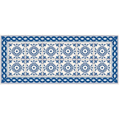 grafica prodotto passatoia in vinile tile carpet 120x50 cm