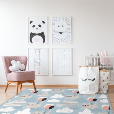 ambientazione tappeto flying cats