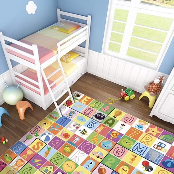 ambientazione tappeto kids playground