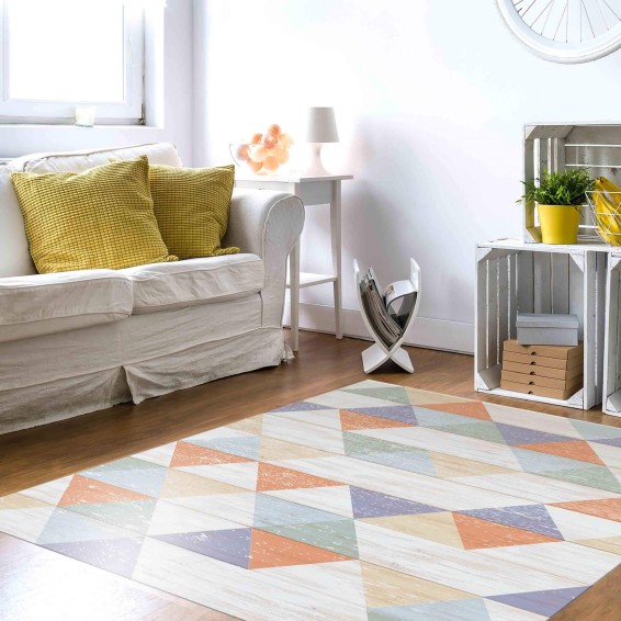 ambientazione tappeto colour wood