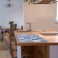 ambientazione cucina prodotto tovaglietta blue azulejos