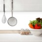 Paraschizzi cucina  Alluminio Bordure in Alluminio  White 24x48 (2pz)