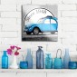 ambientazione quadri in alluminio metal design 2cv 29x29