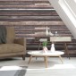ambientazione parete studio rivestimento adesivo mixed wooden