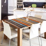 ambientazione tavolo rivestimento adesivo colour wooden