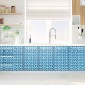 ambientazione mobili cucina rivestimento adesivo Blue Mosaic