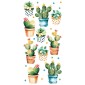 sheet decori per ceramica cactus