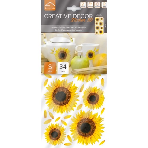 packshot decori per ceramica girasoli