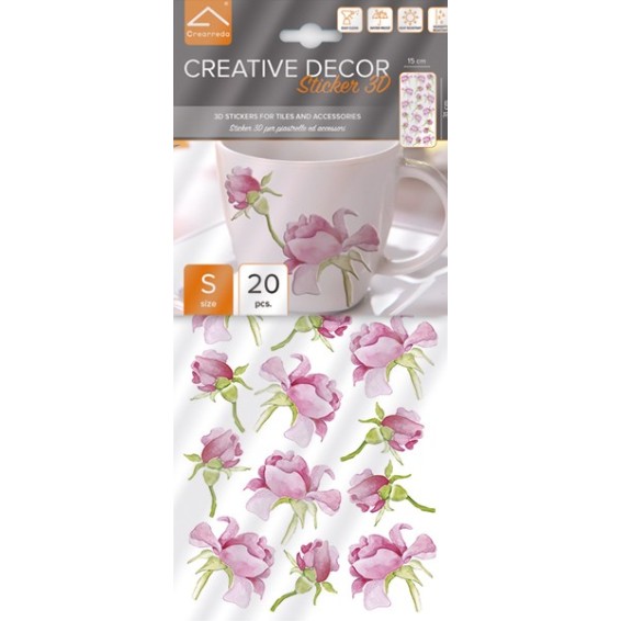 packshot decori per ceramica rose