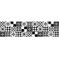 grafica prodotto paraschizzi xl black and white tiles 180X45