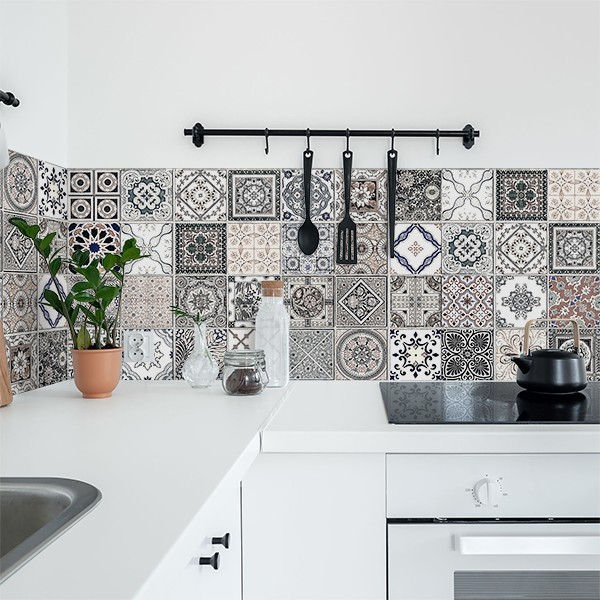 ambientazione cucina prodotto backsplash xl ancient azulejos
