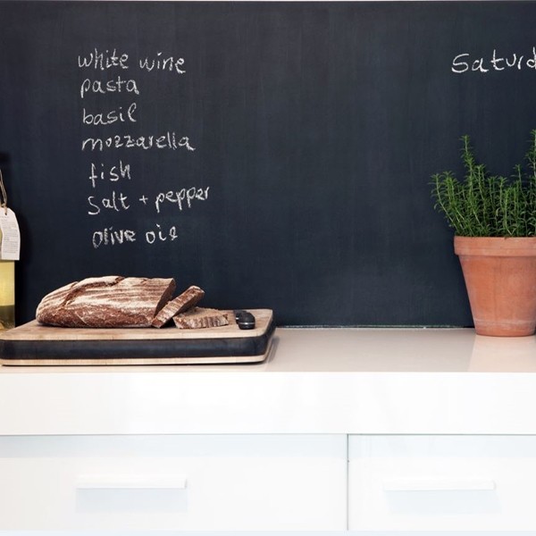 ambientazione cucina prodotto backsplash xl kitchen blackboard