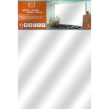 Paraschizzi in Alluminio Bianco 48x72 cm – Dekoidea