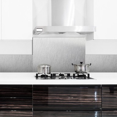 Paraschizzi in Alluminio Brushed 48x72 cm – Dekoidea