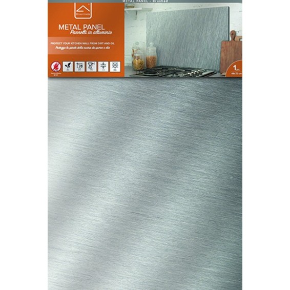 Paraschizzi in Alluminio Brushed 48x72 cm – Dekoidea