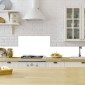 Paraschizzi cucina  Alluminio Bordure in Alluminio  White 24x48 (2pz)