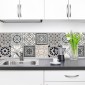 Acquista paraschizzi adesivi - Bordure in Alluminio Grey Azulejos 24x48 2pz