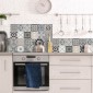 Acquista paraschizzi adesivi - Bordure in Alluminio Grey Azulejos 24x48 2pz