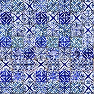grafica prodotto rivestimento adesivo blue azulejos