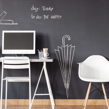 ambientazione parete rivestimento adesivo blackboard
