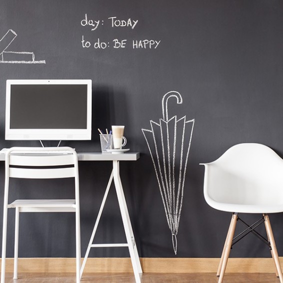 ambientazione parete rivestimento adesivo blackboard