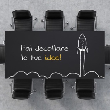 ambientazione tavolo rivestimento adesivo blackboard
