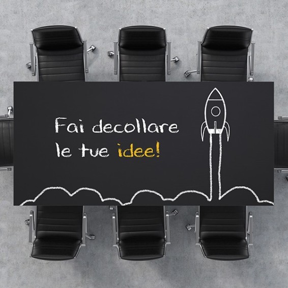 ambientazione tavolo rivestimento adesivo blackboard