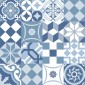 grafica prodotto rivestimento adesivo blue tiles