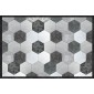grafica prodotto tappeto grey exagons 100x150cm