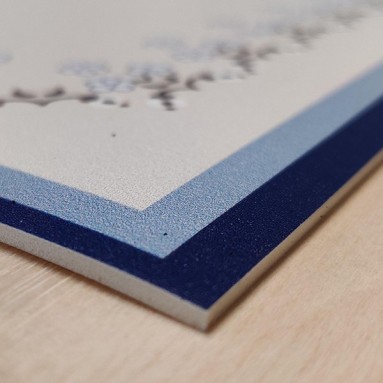 Tappeto antiscivolo Tappeto vinile soggiorno  Tappeto - Floreal Fantasy