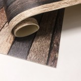dettaglio prodotto passatoia in vinile wood stripes