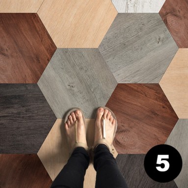 crea la tua passatoia modello 5 mixed wood