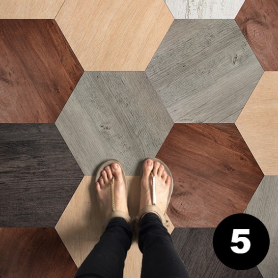 crea la tua passatoia modello 5 mixed wood