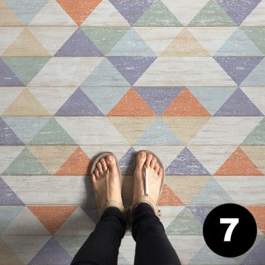 crea la tua passatoia modello 7 colour wood