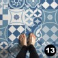 crea la tua passatoia modello 13 blue azulejos