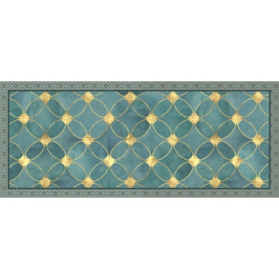 grafica prodotto passatoia in vinile green gold 120x50 cm