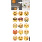 confezione prodotto adesivo murale emoji