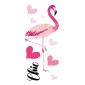 grafica prodotto adesivo murale flamingos