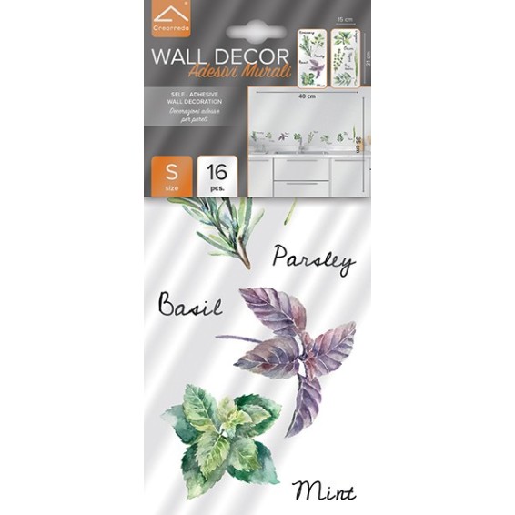 confezione prodotto adesivo murale spices