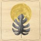 Grafica Wood Art Minimal Tropical yellow