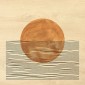 Grafica Wood Art Minimal Tropical orange