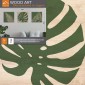 Packaging Wood Art Silhouette Tropical
