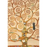 Graphic Wood Art Tree Of Life Klimt 2