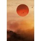 Grafica Wood Art Japanese Sunset 1