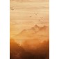 Grafica Wood Art Japanese Sunset 2