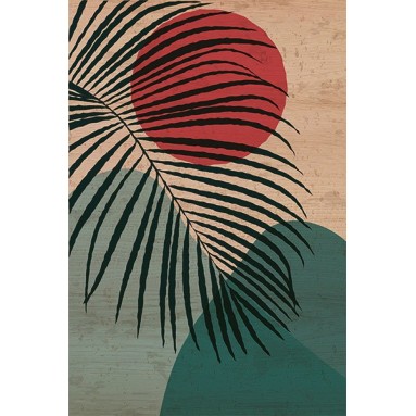 Grafica Wood Art Ferns & Hills 1